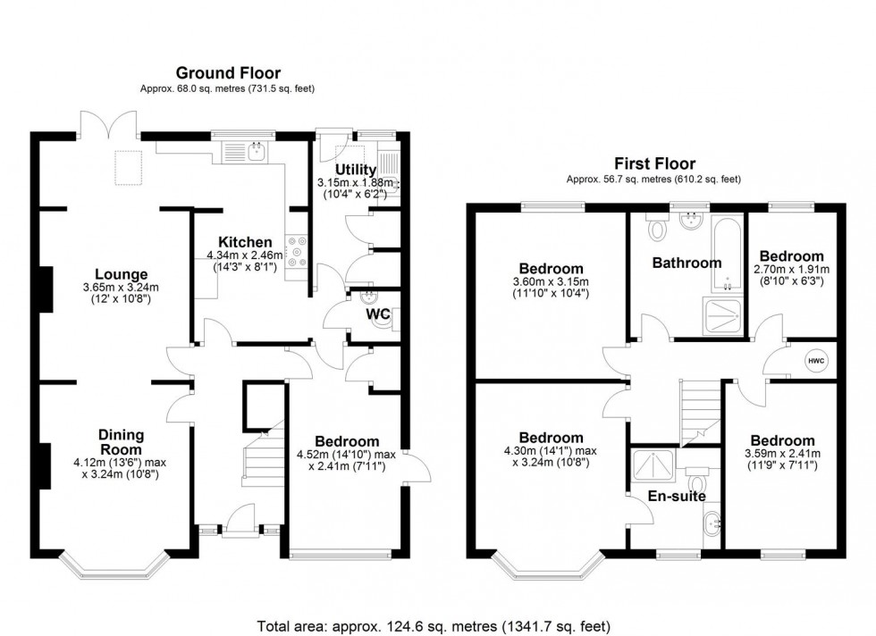 Floorplan for Vineyard Drive, Newport, Shropshire