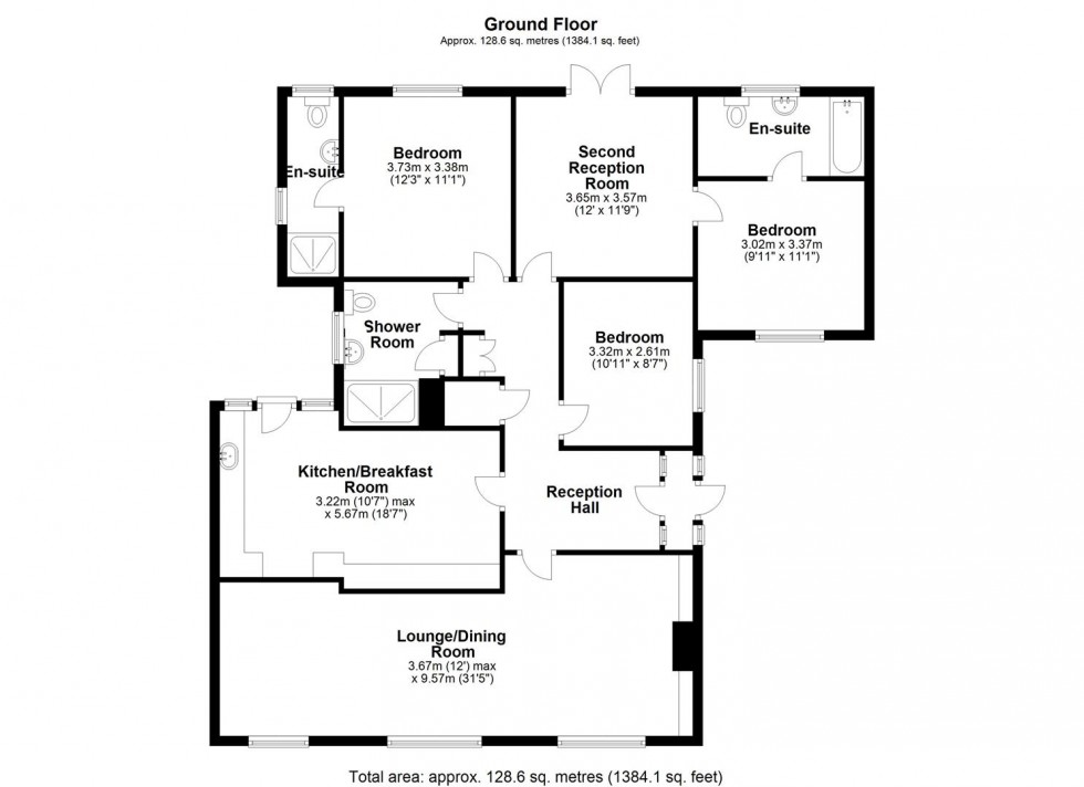 Floorplan for Newport Road, Edgmond, Newport