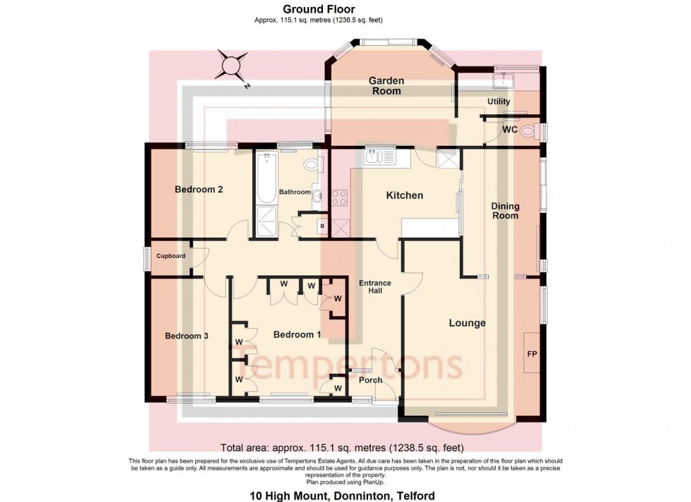 Floorplan for High Mount, Donnington