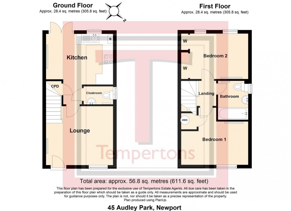 Floorplan for Audley Park, Newport