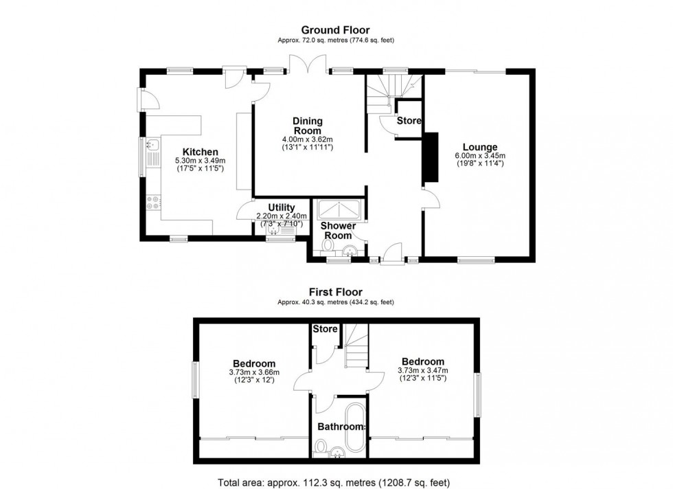 Floorplan for Chetwynd Road, Edgmond