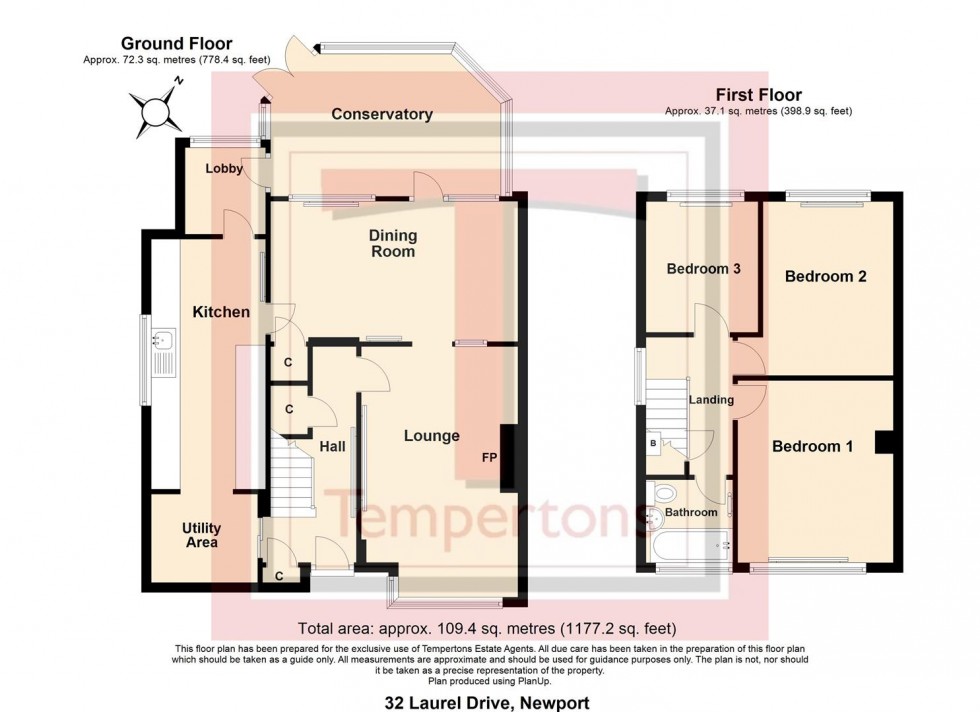 Floorplan for Laurel Drive, Newport