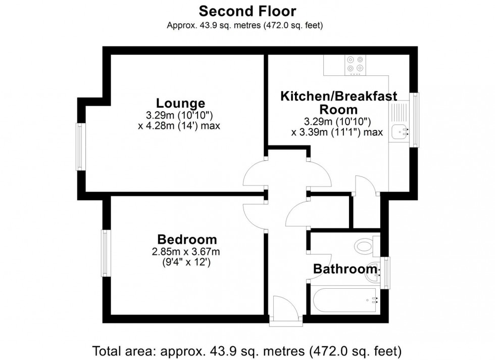 Floorplan for Beaconsfield, Brookside