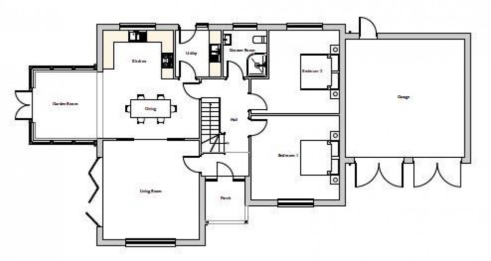 Floorplan for Pinewoods, Church Aston, Newport