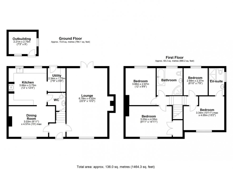 Floorplan for Shay Lane, Forton